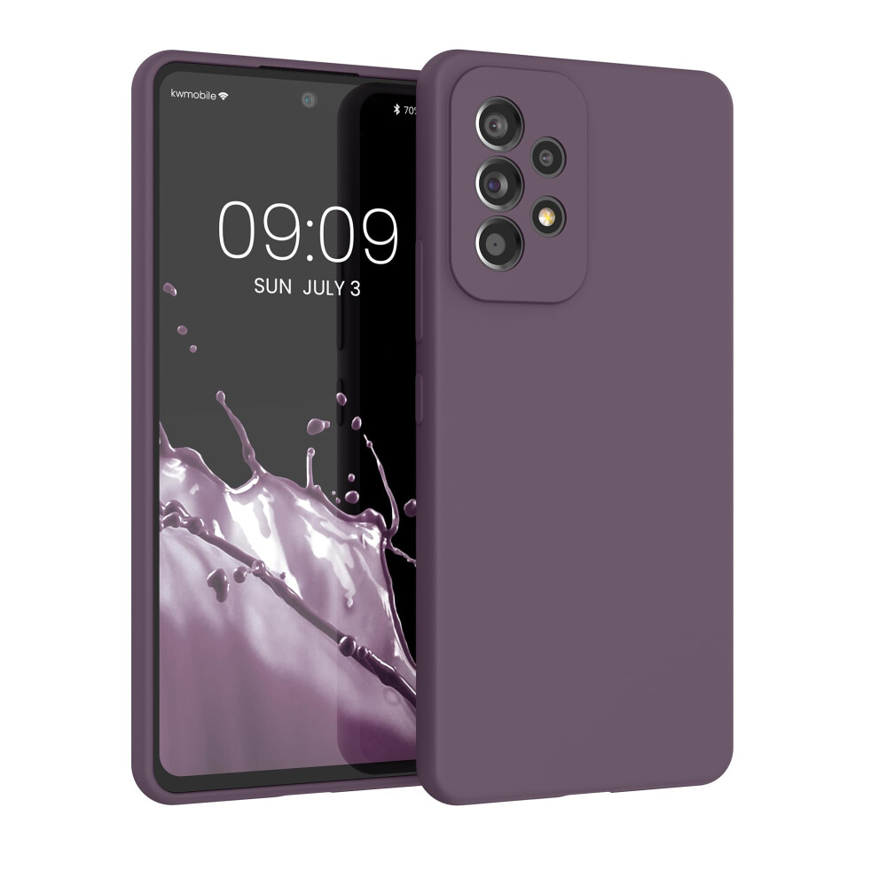 Kwmobile Case Compatible With Samsung Galaxy A53 5G Case - Tpu Silicone Phone Cover With Soft Finish - Pale Iris 4067668068076