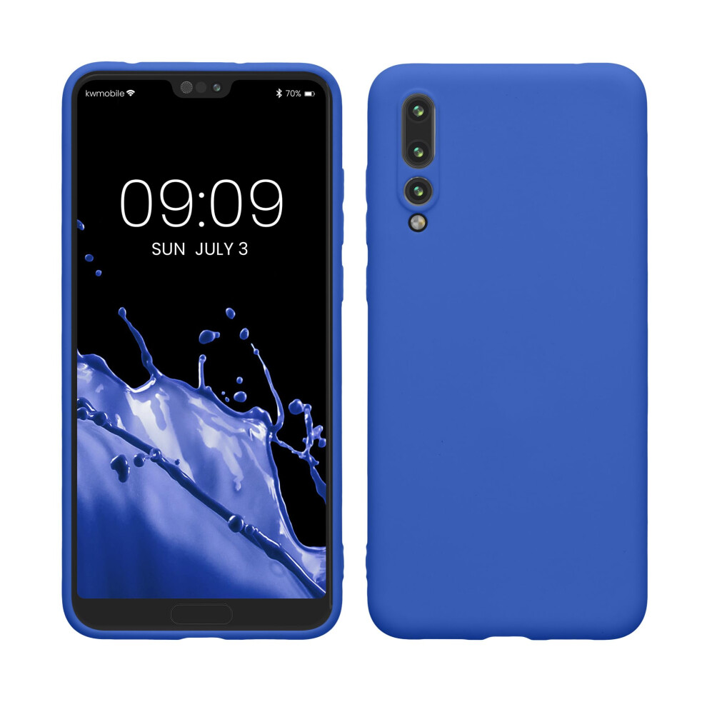Kwmobile Case Compatible With Huawei P20 Pro Case - Soft Slim Protective Tpu Silicone Cover - Baltic Blue 4067668133897