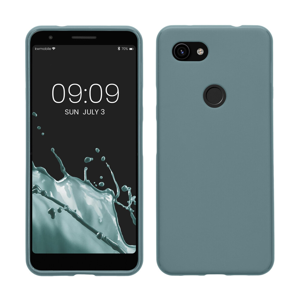 Kwmobile Case Compatible With Google Pixel 3A Case - Soft Slim Protective Tpu Silicone Cover - Arctic Night 4067668136409