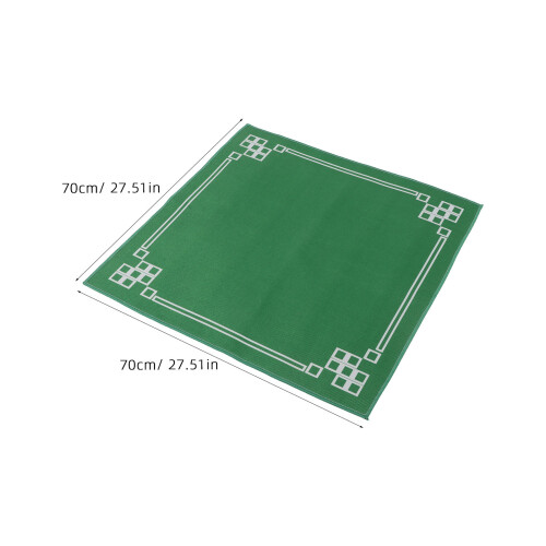 Dicke, Verschleißfeste Mahjong Spielmatte Mit Grün 1