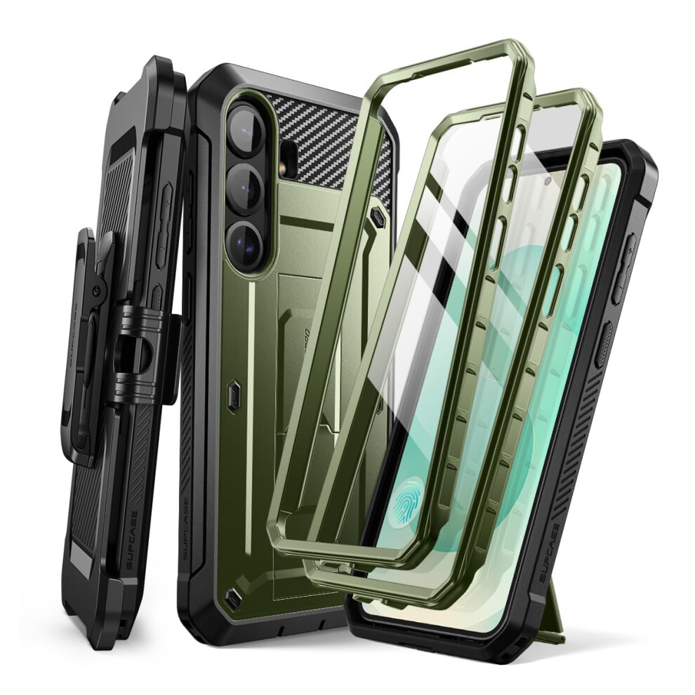 Photos - Case SUPCASE for Samsung Galaxy S25 Plus  with Stand , [2 Front Frames] [Built-in Screen Protector & Belt (Unicorn Beetle Pro)