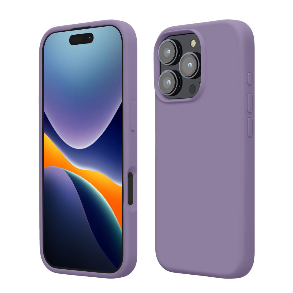 Kwmobile Case Compatible With Apple Iphone 16 Pro Max Case - Tpu Silicone Phone Cover With Soft Finish - Violet Purple 4067668163474