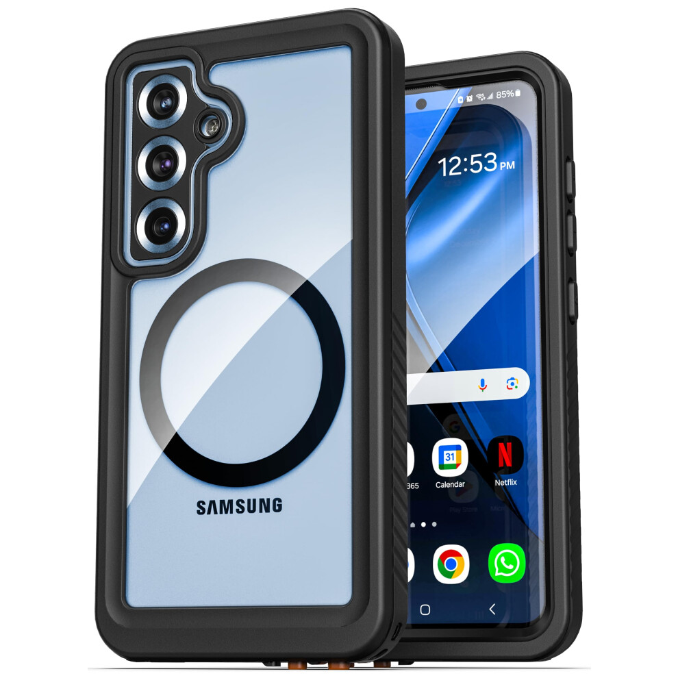 Photos - Case ENCASED Waterproof for Samsung Galaxy S25 with Built-in Screen Protector - Shockproof Full-Body 360? Protection, Magnet