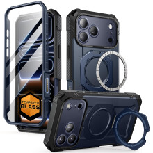 Supcase Täyskuori iPhone 17 Pro:lle MagSafe Unicorn Beetle Grip Pro -sarja