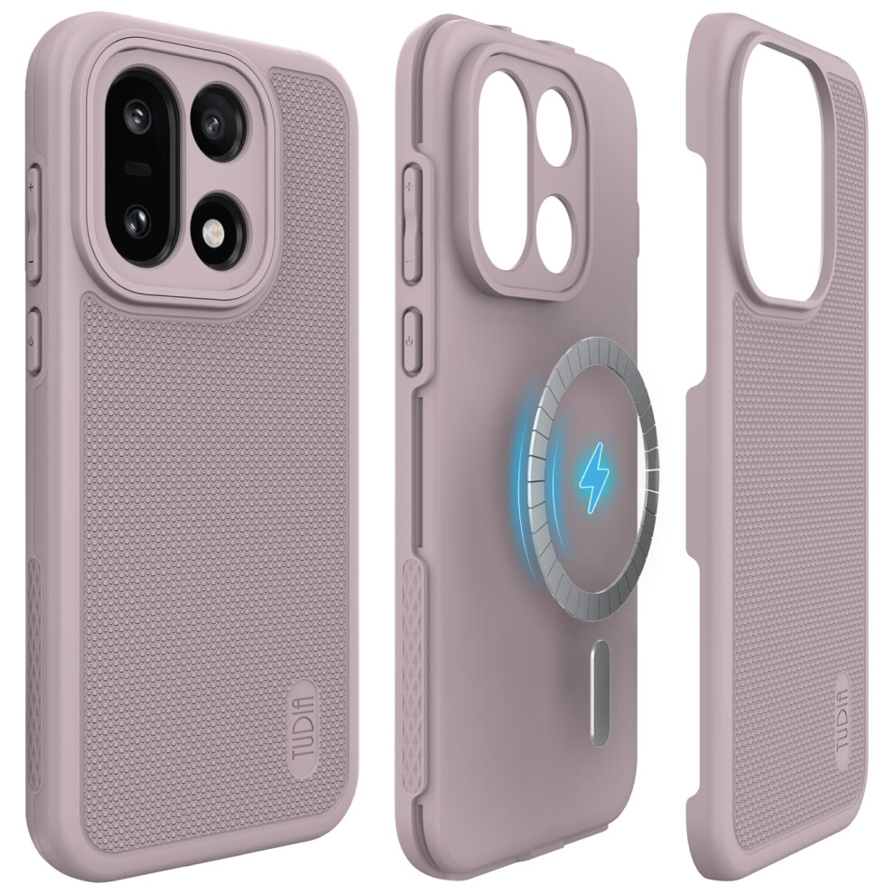 Tudia Mergegrip [Military Grade] For Oneplus 15 5G Case (2025) ? [Magsafe Compatible] Dual Layer Shockproof Rugged Heavy Duty Tough Protective Phone 810188471505