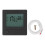 Electric Floor Heating Thermostat with Memory Function, AC 90240V Smart Knob Temperature Controller, Black 1