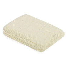 Cot Cotton Cellular Blanket (Cream) - 6090CR