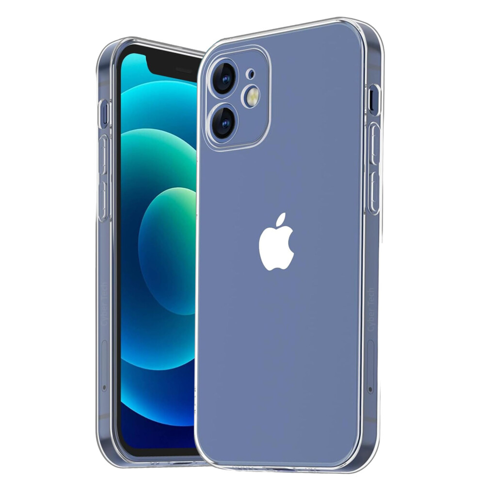 Cyber-Tech Clear For Iphone 12 Case, [Never ] [Shockproof Mil-Grade Protection] Protective Phone Cases, Thin Slim Fit Cover Yellow 5061012643529