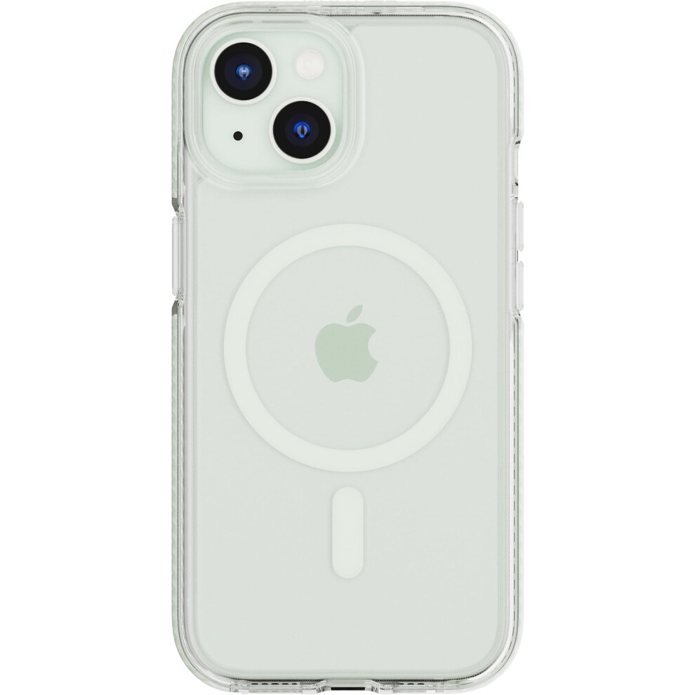 Tech21 Evocrystal Case For Iphone 16E / 15 - Compatible With Magsafe - Impact Protection Phone Case With 15X Military Standard Rating - Green 5056586729434