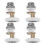 12Pcs Sliding Glass Door Rollers Bathroom Replacement Pulley Kit 1