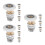 12Pcs Sliding Glass Door Rollers Bathroom Replacement Pulley Kit 5