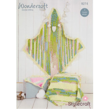 Stylecraft 9274 Crochet Pattern Blankets in Wondersoft DK