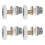 12Pcs Sliding Glass Door Rollers Bathroom Replacement Pulley Kit 2