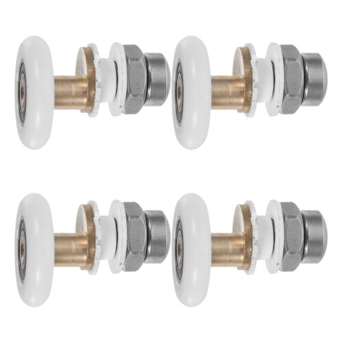 12Pcs Sliding Glass Door Rollers Bathroom Replacement Pulley Kit 1