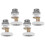 12Pcs Sliding Glass Door Rollers Bathroom Replacement Pulley Kit 3