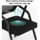 Office Chair with Writing Board, Ergonomic Mesh Training Chair, Foldable Stackable Frame Green Blue 4