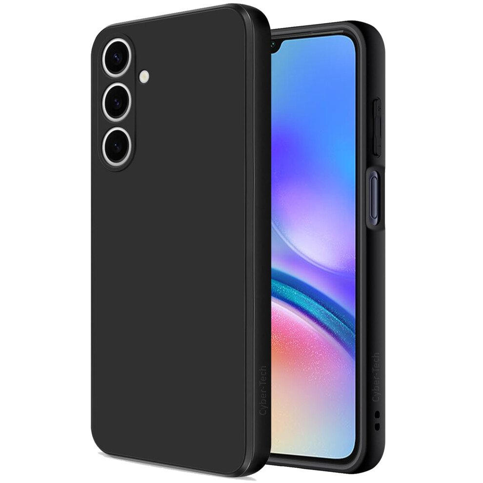 Cyber-Tech Case For Samsung Galaxy A05s, Thin Phone Case With Camera Protection Soft Interior Slim Fit Flexible Tpu Back Cover For Galaxy A05s, Black 5061012646155