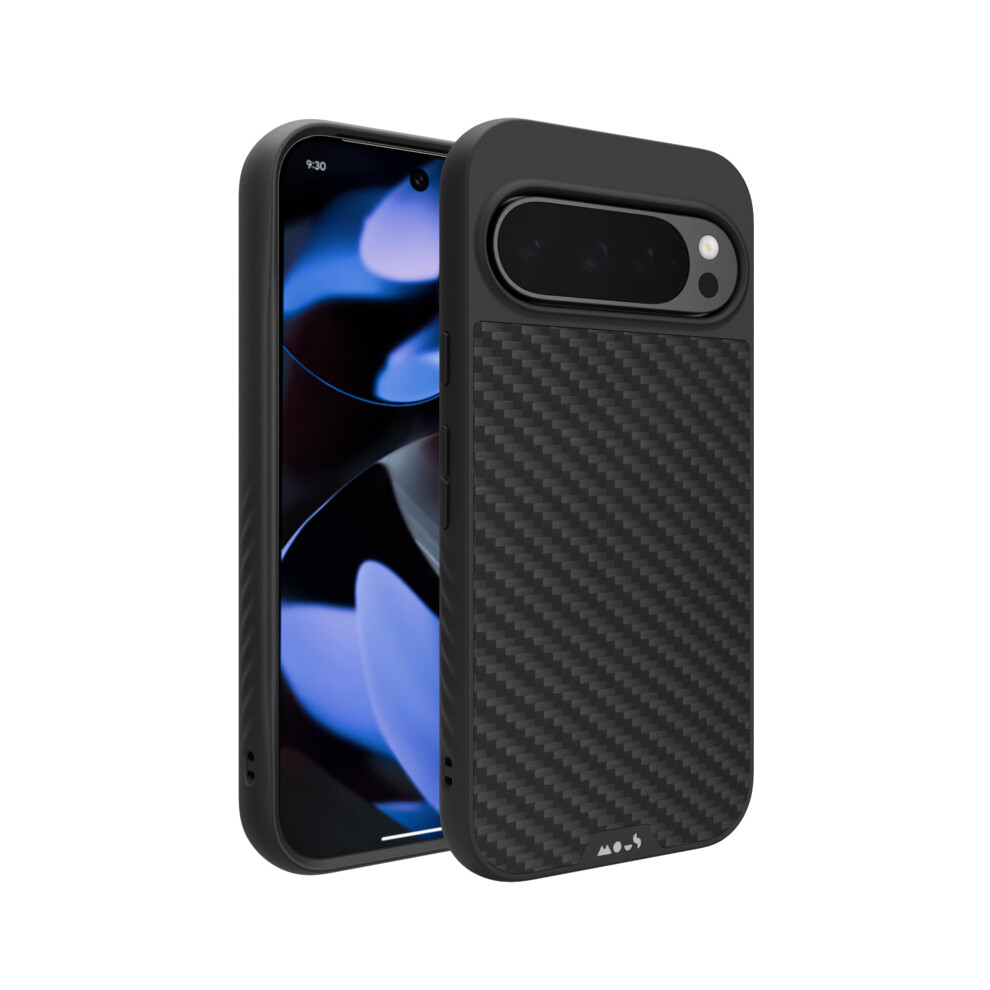 Mous For Google Pixel 9 Pro Xl Case Magsafe Compatible - Limitless 5.0 - Carbon Fibre - Protective Pixel 9 Pro Xl - Shockproof Phone Cover 5060816824448