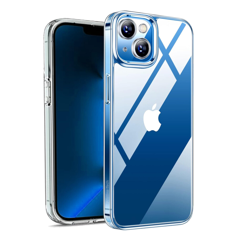 Pristine-Tech For Iphone 13 Case Crystal Clear & Anti-Yellowing - Mil-Grade Shockproof Protection Soft Tpu Protective Phone Case - Slim Thin Fit Cover 5060952296956