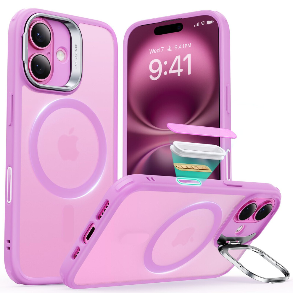 Esr For Iphone 16 Case, Camera Control,Compatible With Magsafe, Military-Grade Protective Case, Built-In Stash Stand Phone Case, Scratch-Resistant 4894240254653