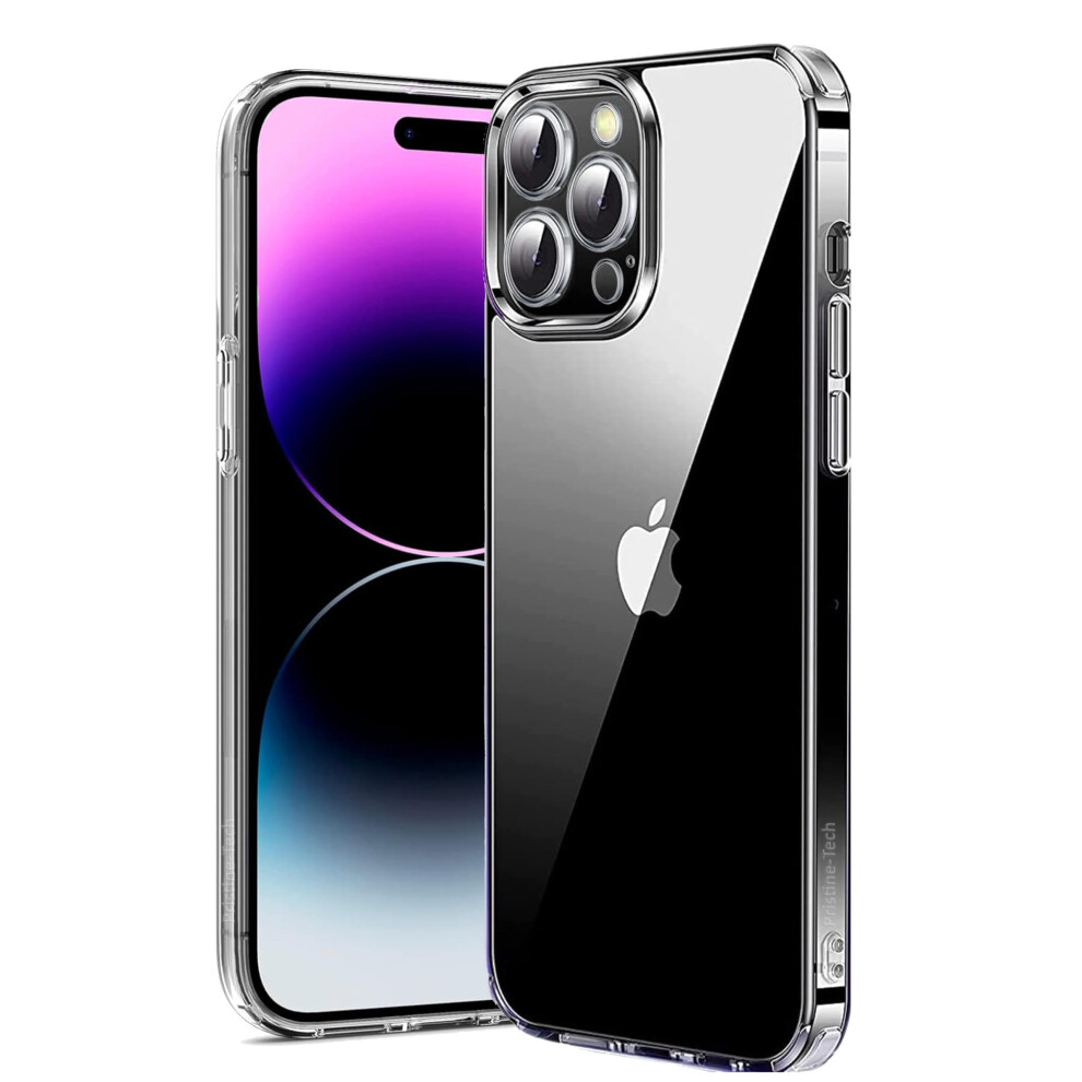 Pristine-Tech Crystal Clear For Iphone 14 Pro Max Case [Anti-Yellowing] [Superior Military-Grade Protection] Shockproof Protective Phone Case Thin 5060952297151