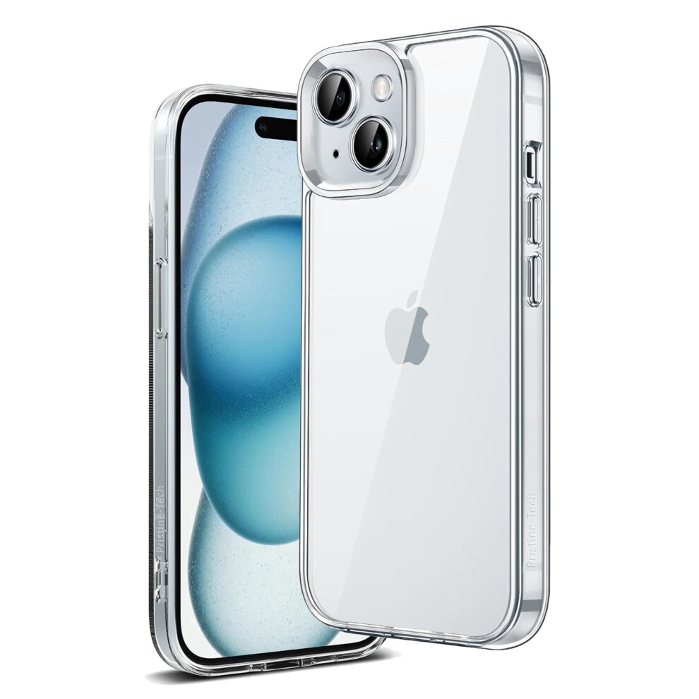 Pristine-Tech Clear Case For Iphone 15 6.1 Inch, Non-Yellowing Phone Military Grade Protection Shockproof Anti-Scratch Tpu Back Slim Lightweight 5060952297168