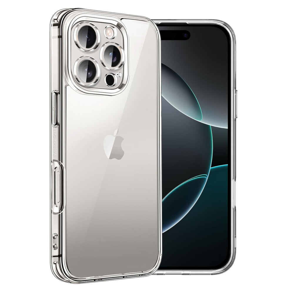 Pristine-Tech For Iphone 16 Pro Case Crystal Clear Shockproof Anti-Yellowing Iphone 16 Pro Cases Silicone Soft Slim Case For Iphone 16 Pro Cover Clear 5060952297311