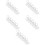 30 Pcs 2023 Graduation Keys Sublimation Lovers Set White 9