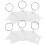 30 Pcs 2023 Graduation Keys Sublimation Lovers Set White 2