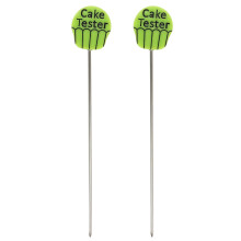 8Pcs Baking Cake Tester Stick Stainless Steel Green Reusable Tool