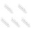 30 Pcs 2023 Graduation Keys Sublimation Lovers Set White 4