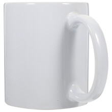 3Pièces Tasses Céramiques Blanches Sublimation DIY Mug Café