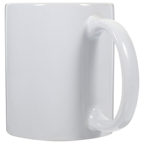 3Pcs White Ceramic Sublimation Mugs Cups for DIY