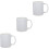 3Pcs White Ceramic Sublimation Mugs Cups for DIY 6