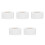 2500Pcs Clear Round Label Stickers Strong Adhesion Transparent Seals 9