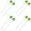 8Pcs Baking Cake Tester Stick Stainless Steel Green Reusable Tool 7