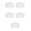 2500Pcs Clear Round Label Stickers Strong Adhesion Transparent Seals 4