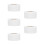 2500Pcs Clear Round Label Stickers Strong Adhesion Transparent Seals 10