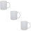 3Pcs White Ceramic Sublimation Mugs Cups for DIY 10