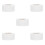 2500Pcs Clear Round Label Stickers Strong Adhesion Transparent Seals 7