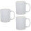 3Pcs White Ceramic Sublimation Mugs Cups for DIY 7