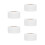 2500Pcs Clear Round Label Stickers Strong Adhesion Transparent Seals 6