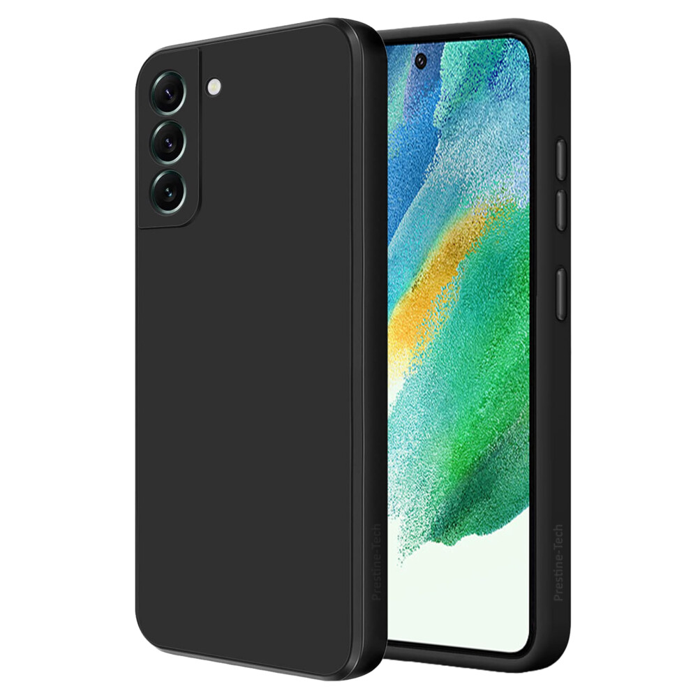 Pristine-Tech Designed For Samsung Galaxy S21 Fe 5G Case, Silicone Shockproof Phone Case [Soft Anti-Scratch Microfiber Lining] For Samsung Galaxy S21 Black 5060952298592