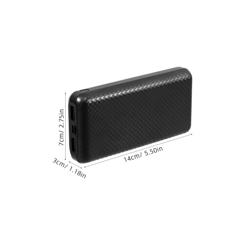 Black Creative Plastic File Box with Handle for Safe Storage 2