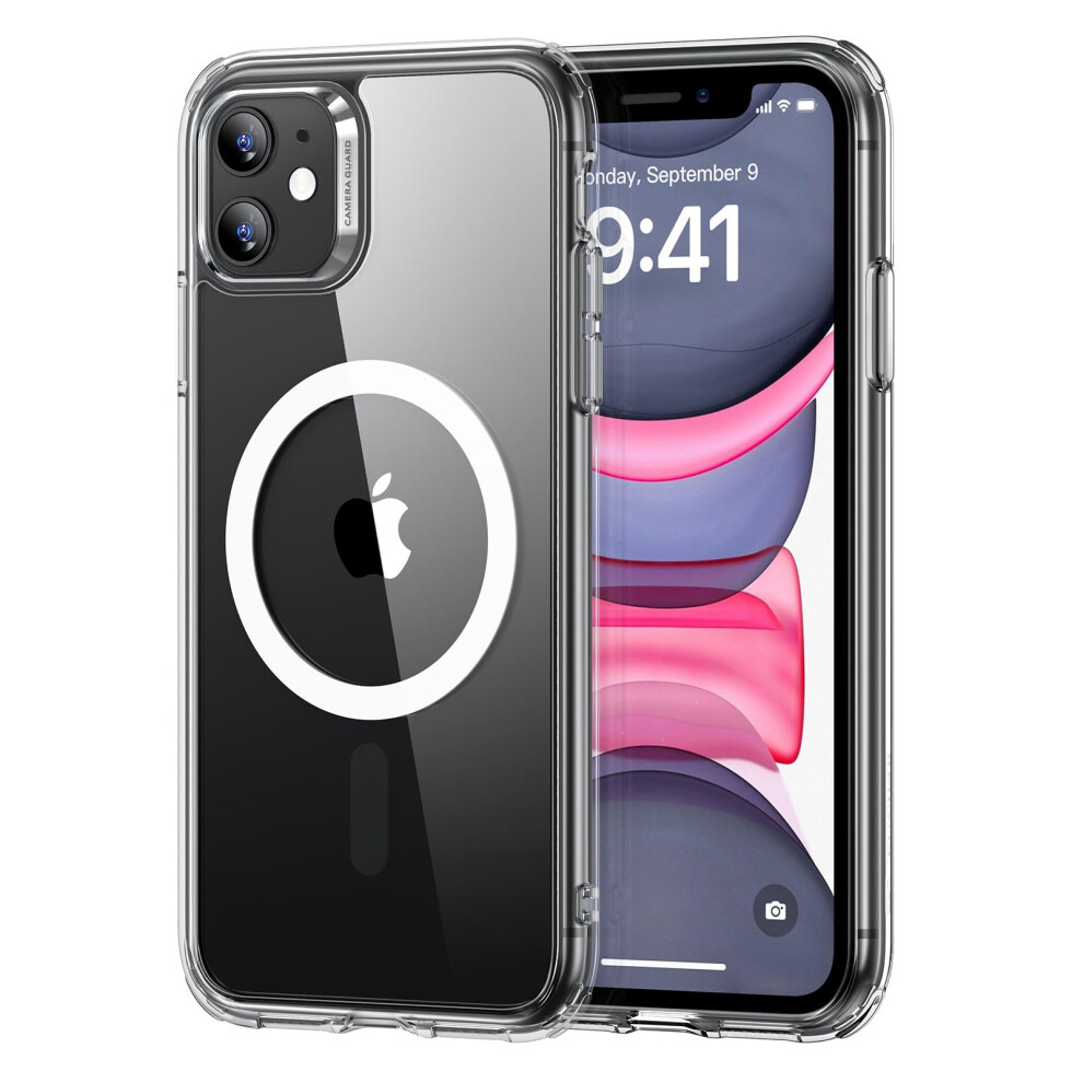 Esr For Iphone 11 Case, Compatible With Magsafe, Shockproof Military-Grade Protection, Magnetic Phone Case For Iphone 11, Clear 4894240274811