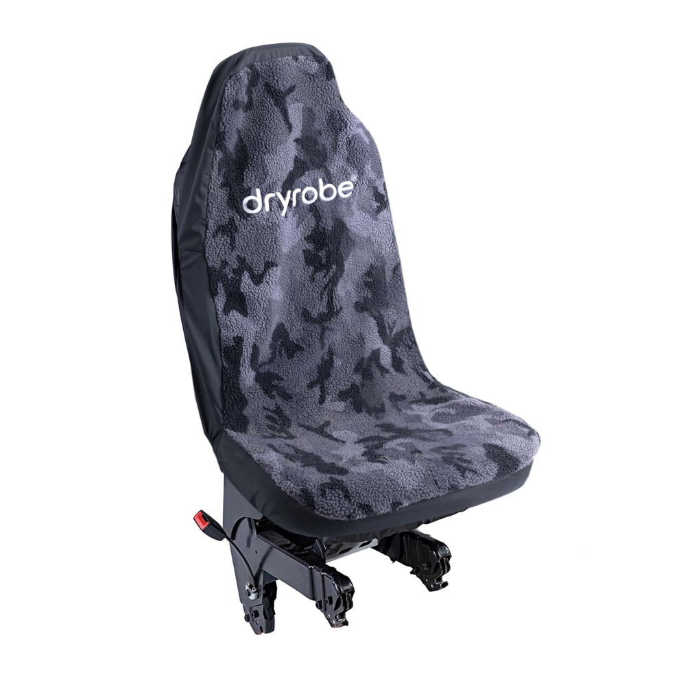 Dryrobe Car Seat Cover - Black/Camo - Image 2