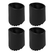 8Pcs Black Rubber Ladder Foot Cushions Non Slip Feet Mats for Ladder