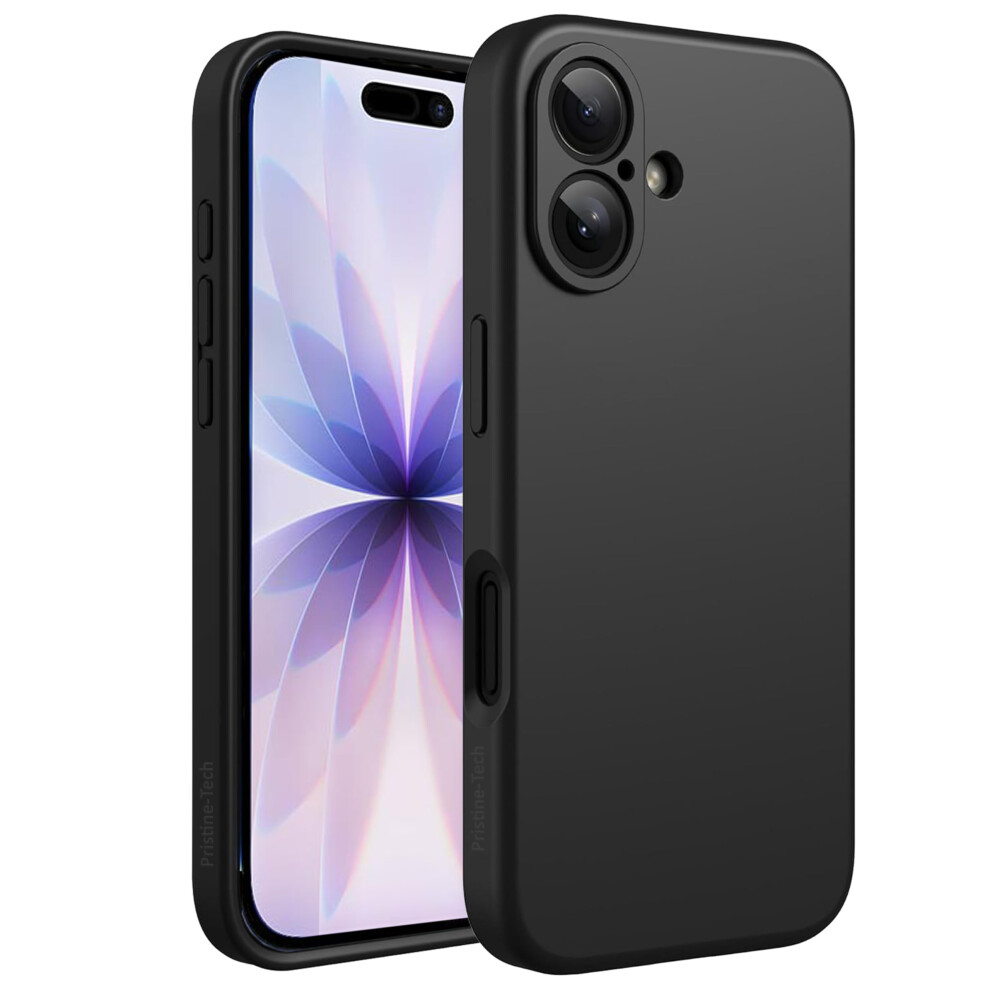 Pristine-Tech Silicone Case Designed For Iphone 17 Case, Soft Ultra Slim Protective Shockproof Liquid Silicone Phone Case Cover With Anti-Scratch Black 5060952298837