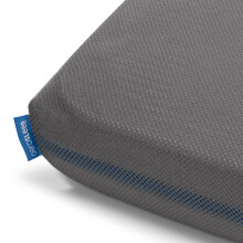 Aerosleep - SafeSleep Baby Bed Fitted Sheet - Optimal Breathing - Heat Regulation - Machine Washable - 80 x 40 cm - 100% PES - Dark Grey