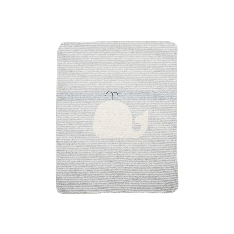 David Fussenegger Fussenegger Baby Blanket "Whale/Stripes" Felt